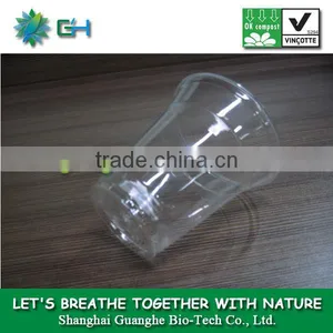 Transparent Drink Cup 100% Biodegradable Plastic PLA thumbnail-1