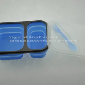 Micro-wave Safe Silicone PP Lunch Box Bowl Food Container thumbnail-4