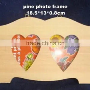Unfinished Decorative Handmade Wall Haning Wooden Photo Frames Wholesale thumbnail-3