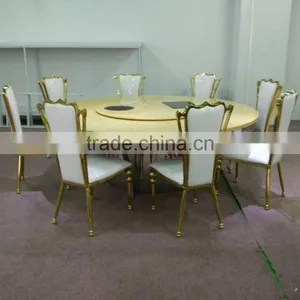 Wholesale Marble Round Dining Table and Chair thumbnail-3