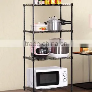 Modern Steel Wire Kitchen Storage Rack Home Furniture Shelf thumbnail-5