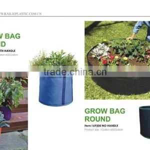 Reusable Felt Fabrics Vegetable Garden Non Woven Fabrics Grow Bag With Handle thumbnail-1