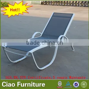 Modern Garden Furniture Chaise Lounge Set Outdoor Recliner Chair thumbnail-1
