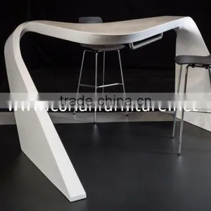 Corianfurniture Hi Macs Built Modern Kitchen Nail Bar Counter Designs thumbnail-2