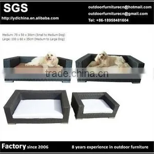 Rattan Wicker Dog Bed thumbnail-1