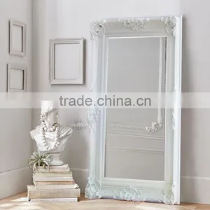 New Degsin Large Framed Wood Wall Mirrors Decorative thumbnail-4