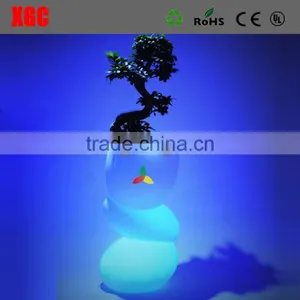 Plastic Flower Pot Illuminated Lighting Planter Flower Pot GD110 thumbnail-5