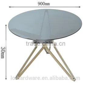 Modern Style Living Room Stainless Steel Coffee Table thumbnail-1