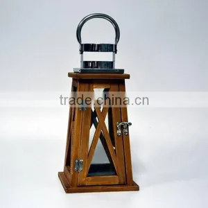 Garden Wooden Lantern thumbnail-2