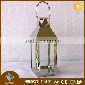High Selling Metal Iron Hanging Glass Star Lantern thumbnail-1