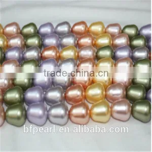 12-15mm Pear Shape Shell Pearls Loose Strands Jewelry Wholesale thumbnail-1
