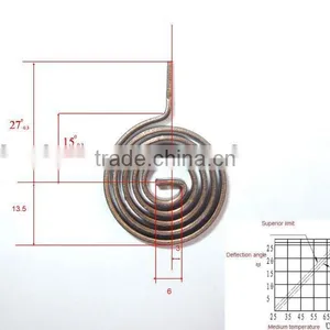 Dimension of the Bimetal Thermostat Coil thumbnail-1