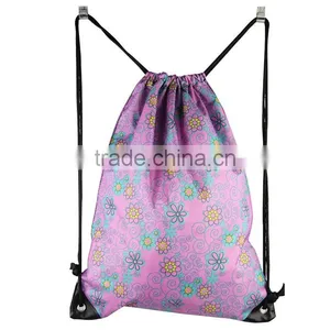 Folding Polyester Drawstring Bag for Outdoor thumbnail-3