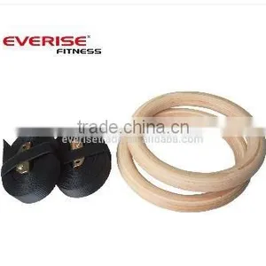 Crossfit Wooden Gym Ring thumbnail-2