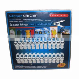 25pc Soft Touch Grip Clips thumbnail-1