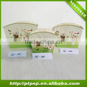 Different Shapes Decal Metal Flower Pots thumbnail-4