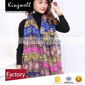 No MOQ Custom-made Digital Printing Scarves Shawls thumbnail-1