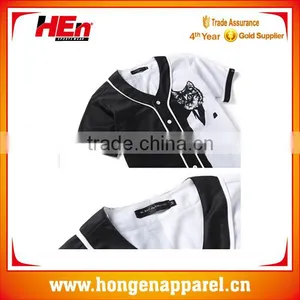 100%polyester Comfortable Baseball Shirts With Buttons thumbnail-6