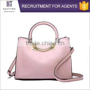 Top Selling Popular Pure Color Women Messenger Handbags High Quality Genuine Split Cow Leather Single Shoulder Bags For Ladies thumbnail-2