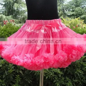 New Baby Girl Tutu Skirt Chiffon Lace Princess Latin Dance Party Pettiskirt Ruffles Kids Bow Floral Silk Ballet Saias Skirts thumbnail-1