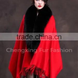 CX-B-P-18A Ladies Latest Wool & Cashmere Shawls and Scarves Pashmina thumbnail-3