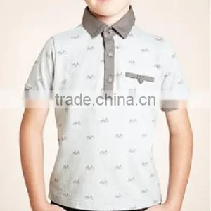 ALLOVER PRINTED POLO SHIRT FOR BOYS thumbnail-1