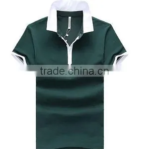 Super Quality Short Sleeve Casual 100% Cotton Polo Shirt for Men thumbnail-4