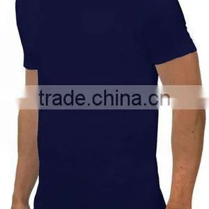 Plain Round Neck Single Jersey T-shirts/ Rib Neck T-shirts thumbnail-2