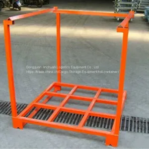 Warehouse Tire Storage Stacking Folding Rack Logistic Equipments thumbnail-1