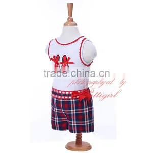 Girls Short Set Applique Kids Outfit thumbnail-2