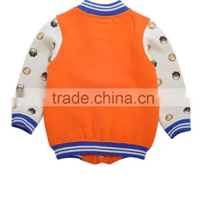 High Quality Fashion Long Sleeve Baseball Jacket Children European Style Winter Coat thumbnail-2