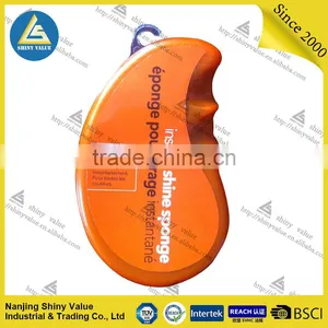 Plastic Box Shoe Care Accessories Irregular Shape Travel Instant Temporary Shine Sponge thumbnail-1