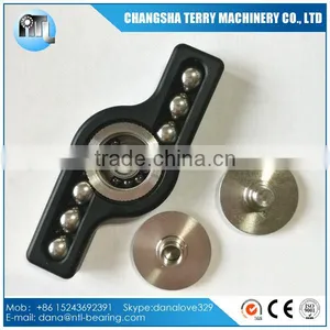 Stainless Steel Ball Torq Bar Fidget Hand Spinner Killing Time Toys With Si3N4 Ceramic Bearing thumbnail-1
