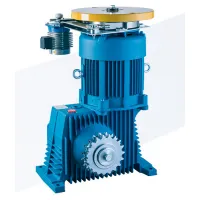 Geared Escalator Elevator Traction Machine , VVVF Drive ET160 thumbnail-1