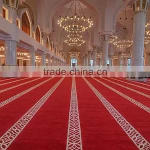 100% Polypropylene Top Quality Muslim Use Mosque Prayer Carpet thumbnail-1