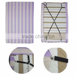 Dubaa Crisscross Bed Fitted Sheet Fasteners Strap Grippers Suspenders Mattress 4 Black thumbnail-5