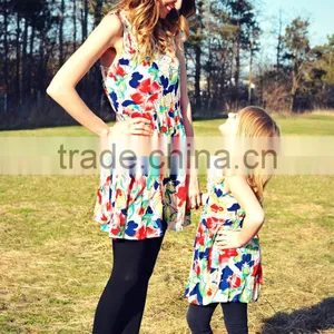 Boutique Longsleeve Mother and me Matching Dresses Mother Daughter Outfit Clothing Dresses thumbnail-3