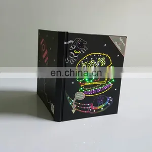 2017 New Design Custom LED Lighting Up Diary/Notebook for School Writing or Office Writing thumbnail-3
