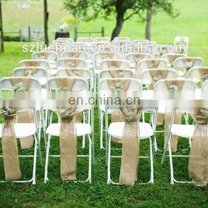 Beautiful Linen Partysu Chair Sashes Wedding thumbnail-1