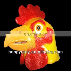 Worldwide Famous Brand Most Professional Design Novelty Full Head Latex Animal Mask Chicken Mask thumbnail-1