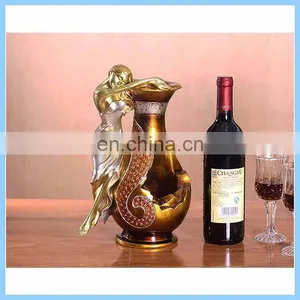 Creative Modern Minimalist Home Resin Crafts Animal Bird Peacock Modeling Red Wine Rack thumbnail-1
