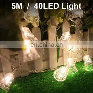 Hot Selling Waterproof LED String Lights Holiday Lighting AC110V/220V Xmas Wedding Party Christmas Decorations Hollow Bell thumbnail-1