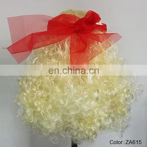 Carnival Hippie Women Blond Wigs P-W239 thumbnail-3