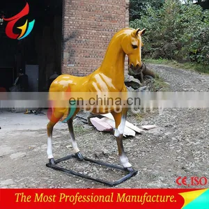 Lifesize Grass Horse Statues Horse Statue in Garden thumbnail-6