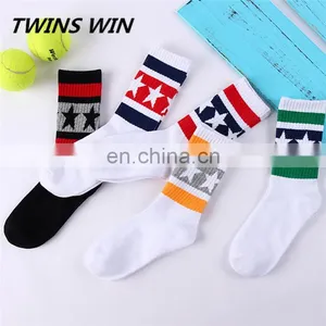 Factory Price Top Quality America 2018 Winter New Fashion Novelty Colorful Cotton Star Design Ankle Socks for Children thumbnail-5