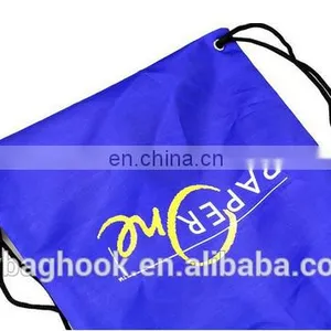 Custom Printing Logo Waterproof Nylon Drawstring Bag thumbnail-5