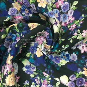 Hot Sale 100%Cotton Border Digital Print Dress Fabric thumbnail-5