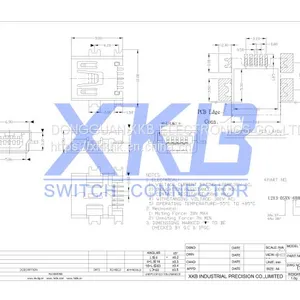 Manufacture XKB Brand Heavy Plate Mini 5P Female thumbnail-2