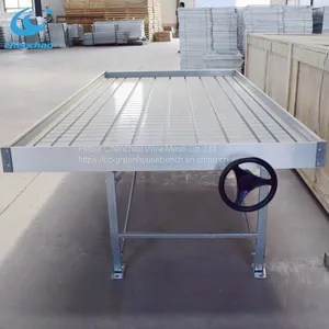Greenhouse Plants Growing Rolling Bench Ebb and Flow Systems thumbnail-2