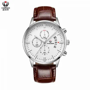 XINBOQIN Dropshipping Custom Luxury Fashion Popular Casual Tide Waterproof Stainless Steel Men's Watch thumbnail-1